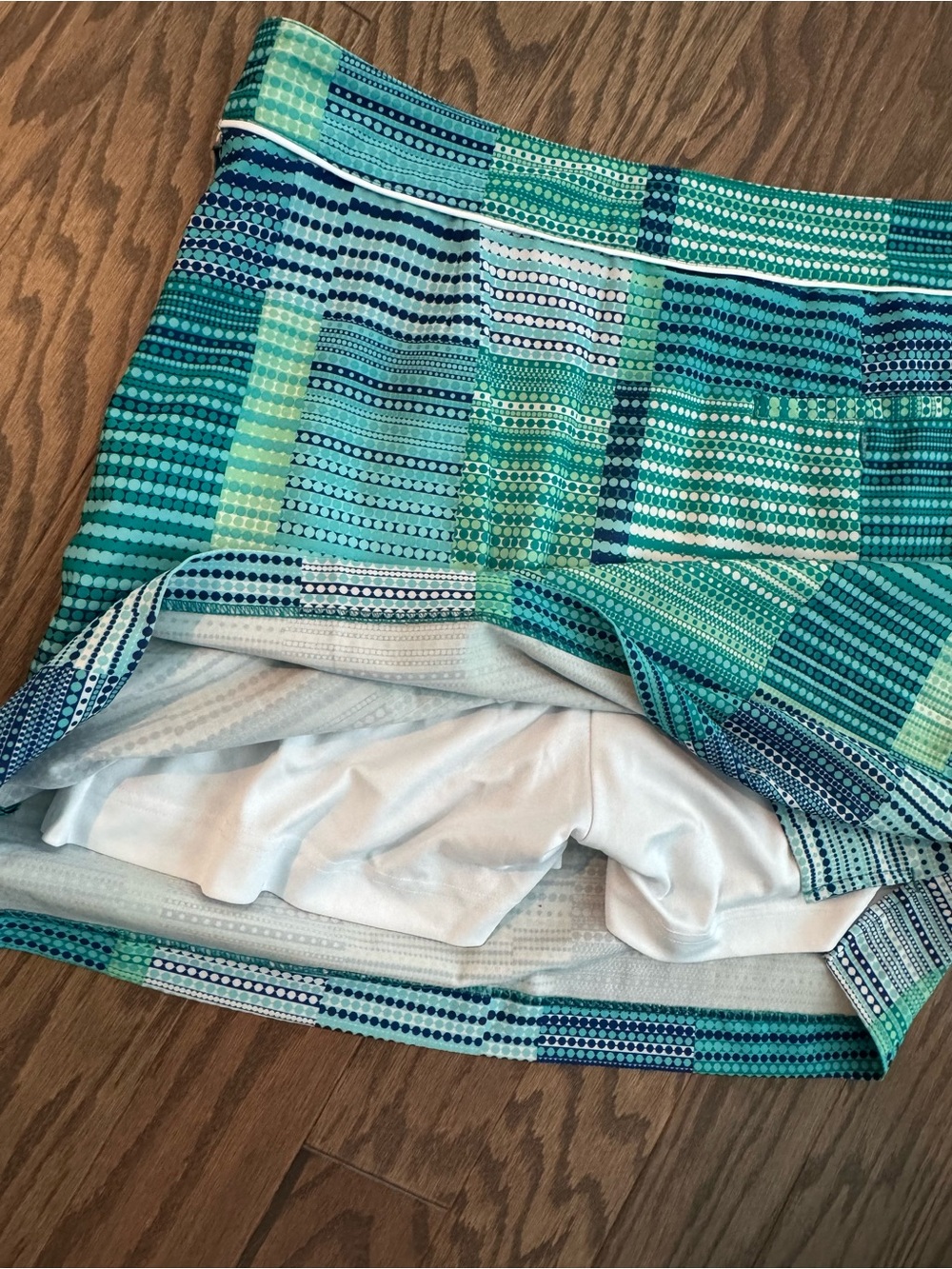 EP Pro Turquoise Patterned Skort - Picture 6 of 6